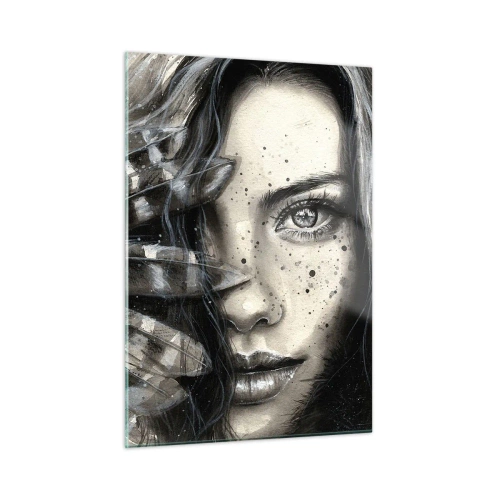 Schilderen op glas - Wilde schoonheid - 50x70 cm