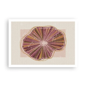 Poster - Stralende abstractie - 100x70 cm