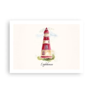 Poster - Er is altijd goed weer in de buurt - 70x50 cm