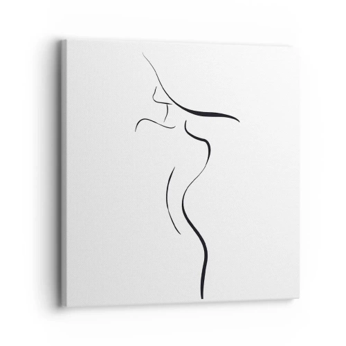 Schilderen op canvas - Ongrijpbaar als een golf - 30x30 cm