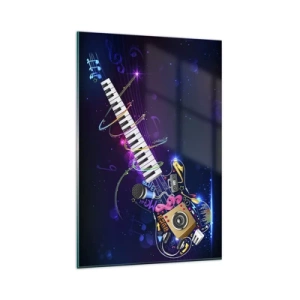 Schilderen op glas - En alles is prima. - 80x120 cm