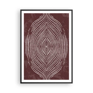 Poster in een zwarte lijst - De ruimte spreekt - 70x100 cm