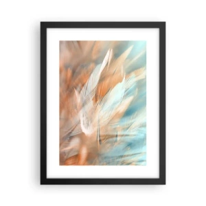 Poster in een zwarte lijst - In het land van zachtheid - 30x40 cm