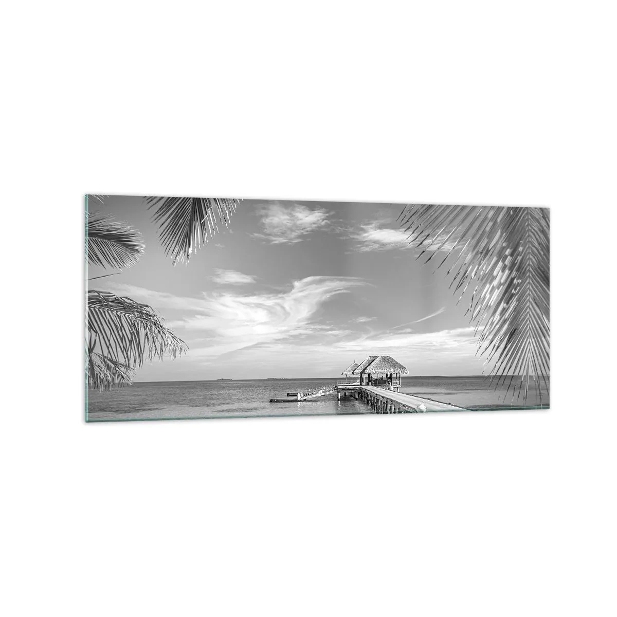 Schilderen op glas - Herinnering of droom? - 120x50 cm