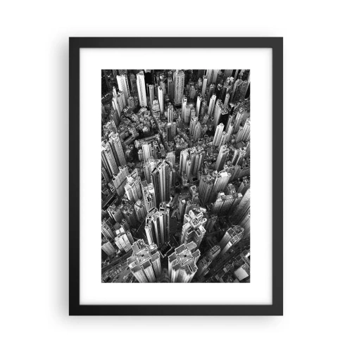 Poster in een zwarte lijst - Nog steeds hoger en hoger - 30x40 cm