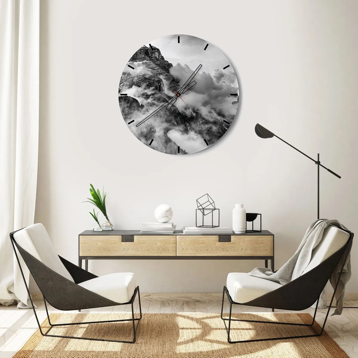 Wandklok - Klok - Mooi en wreed - 40x40 cm