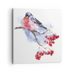 Schilderen op canvas - Winter in kleur - 70x70 cm