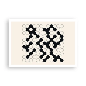 Poster - Chinees spel – variatie - 100x70 cm