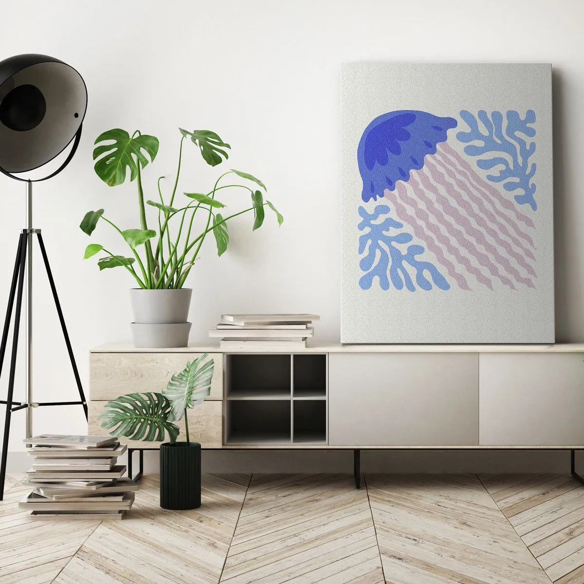Schilderen op canvas - Als uit een andere wereld - 65x120 cm