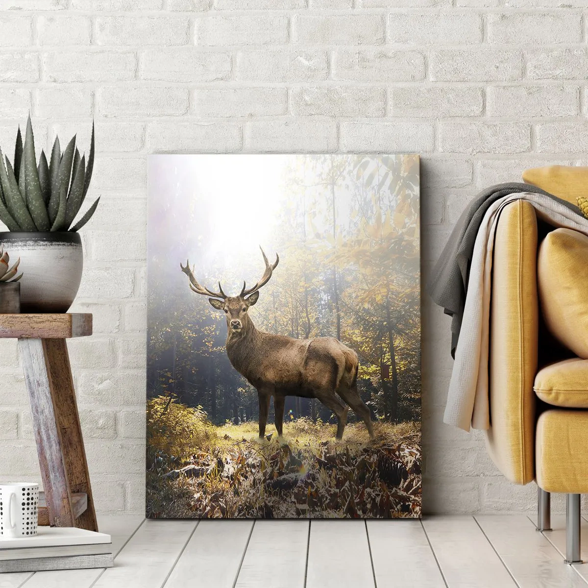 Schilderen op canvas - In volle majesteit - 45x80 cm