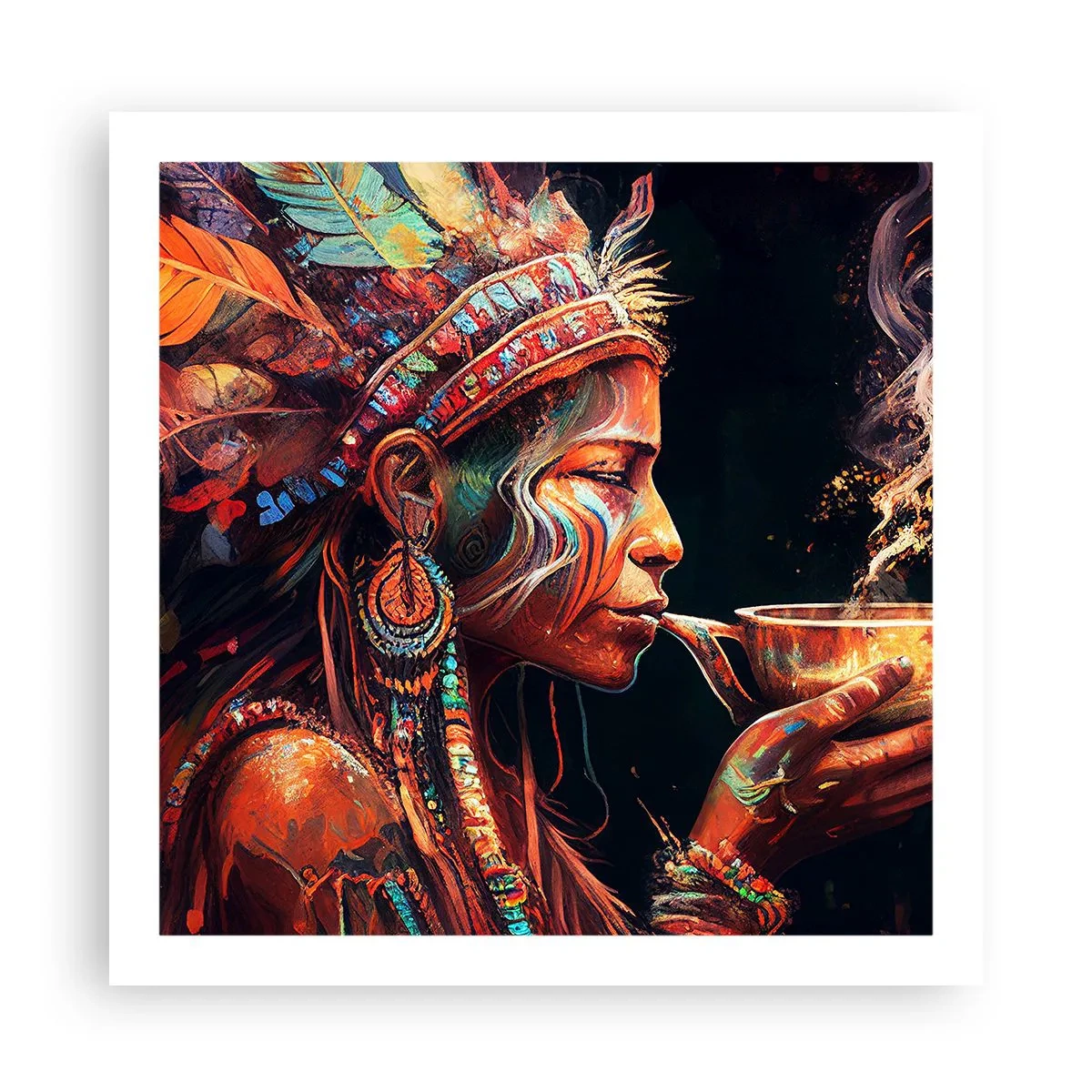 Poster - Magisch ritueel - 60x60 cm