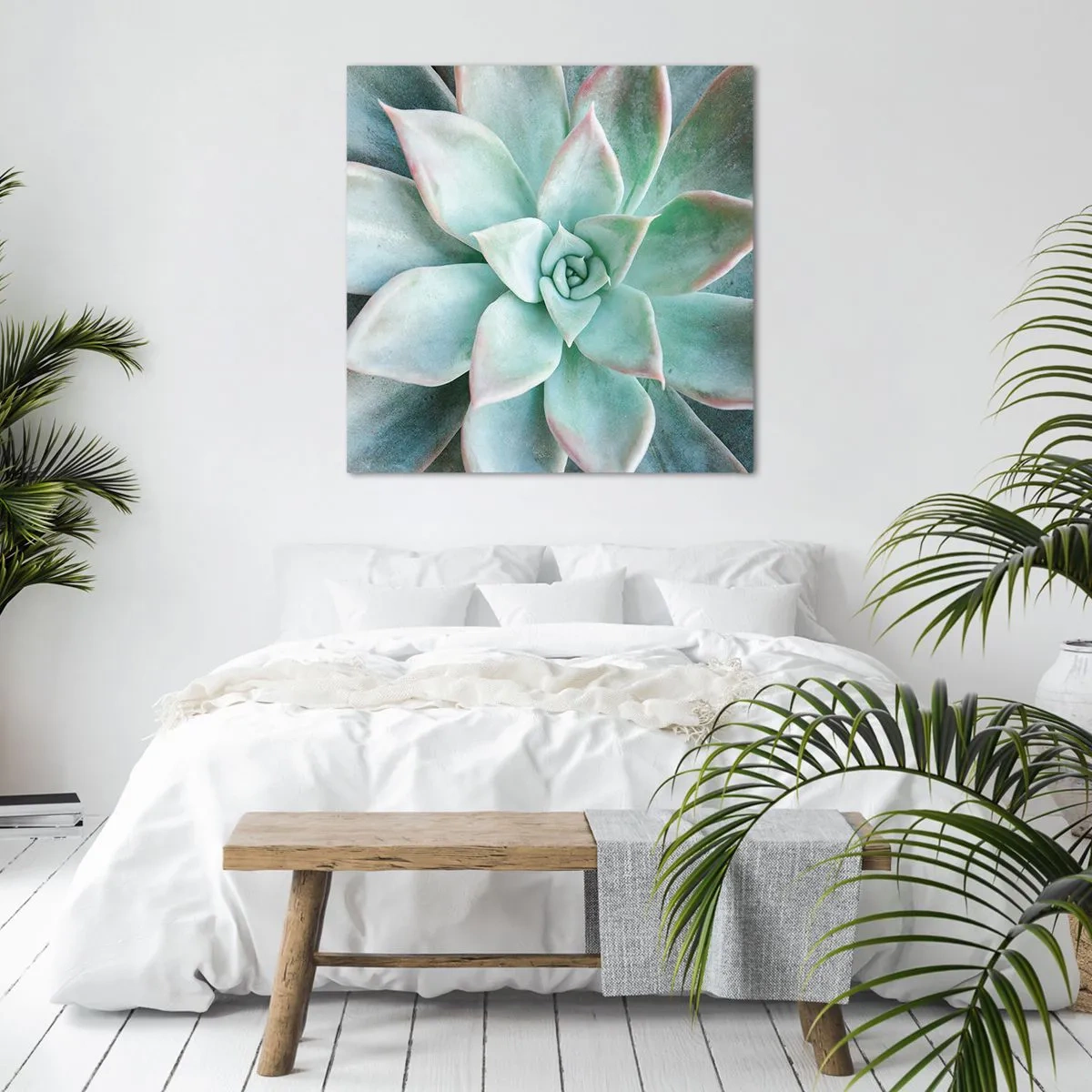 Schilderen op canvas - Het hart van de woestijn - 70x70 cm