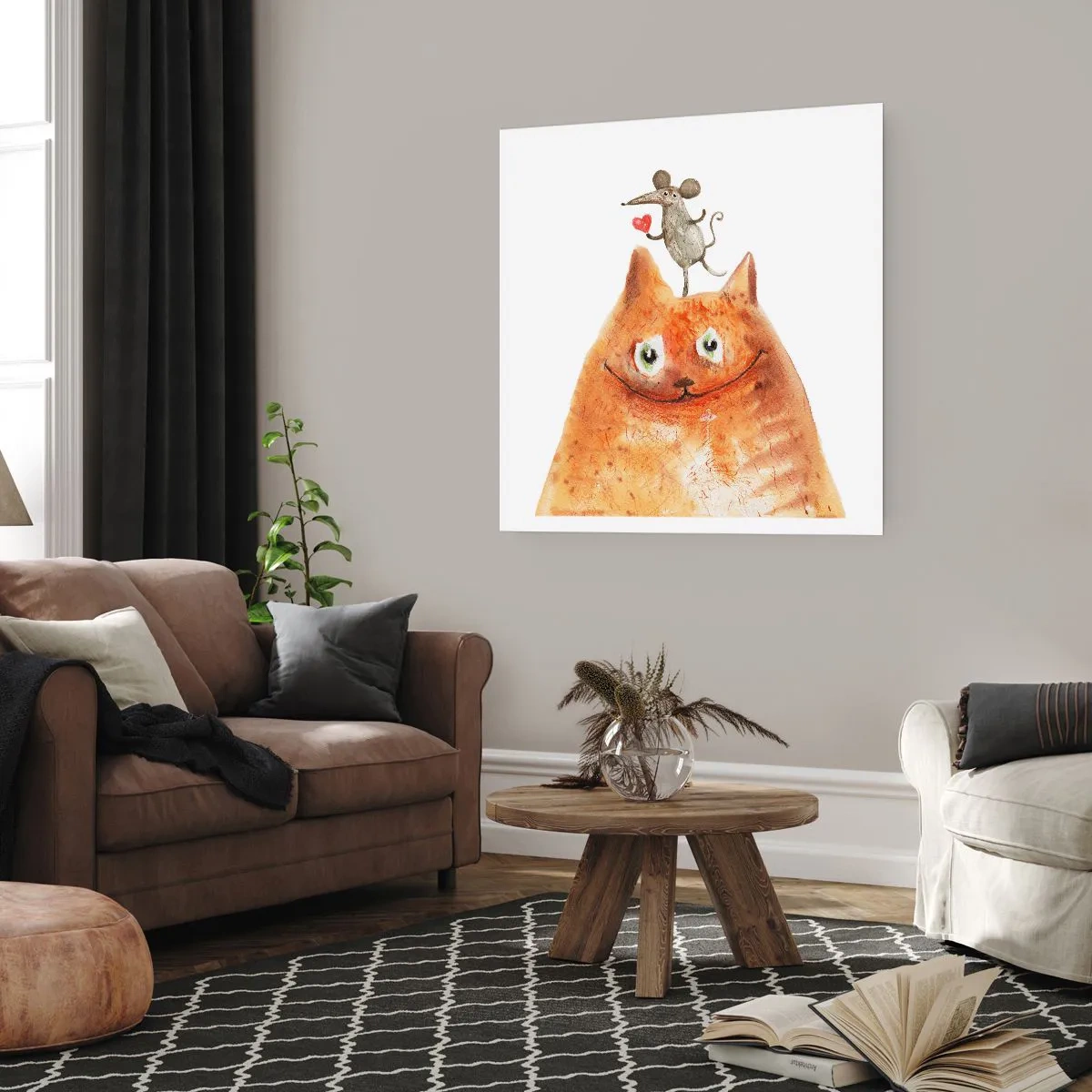 Poster - De paradoxen van de liefde - 60x60 cm