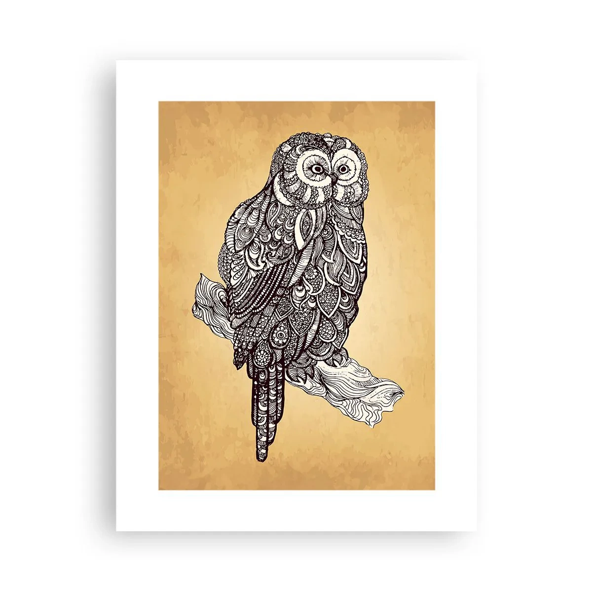 Poster - Ingewikkelde ornamenten van wijsheid - 30x40 cm