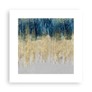 Poster - Vergulde grens - 30x30 cm