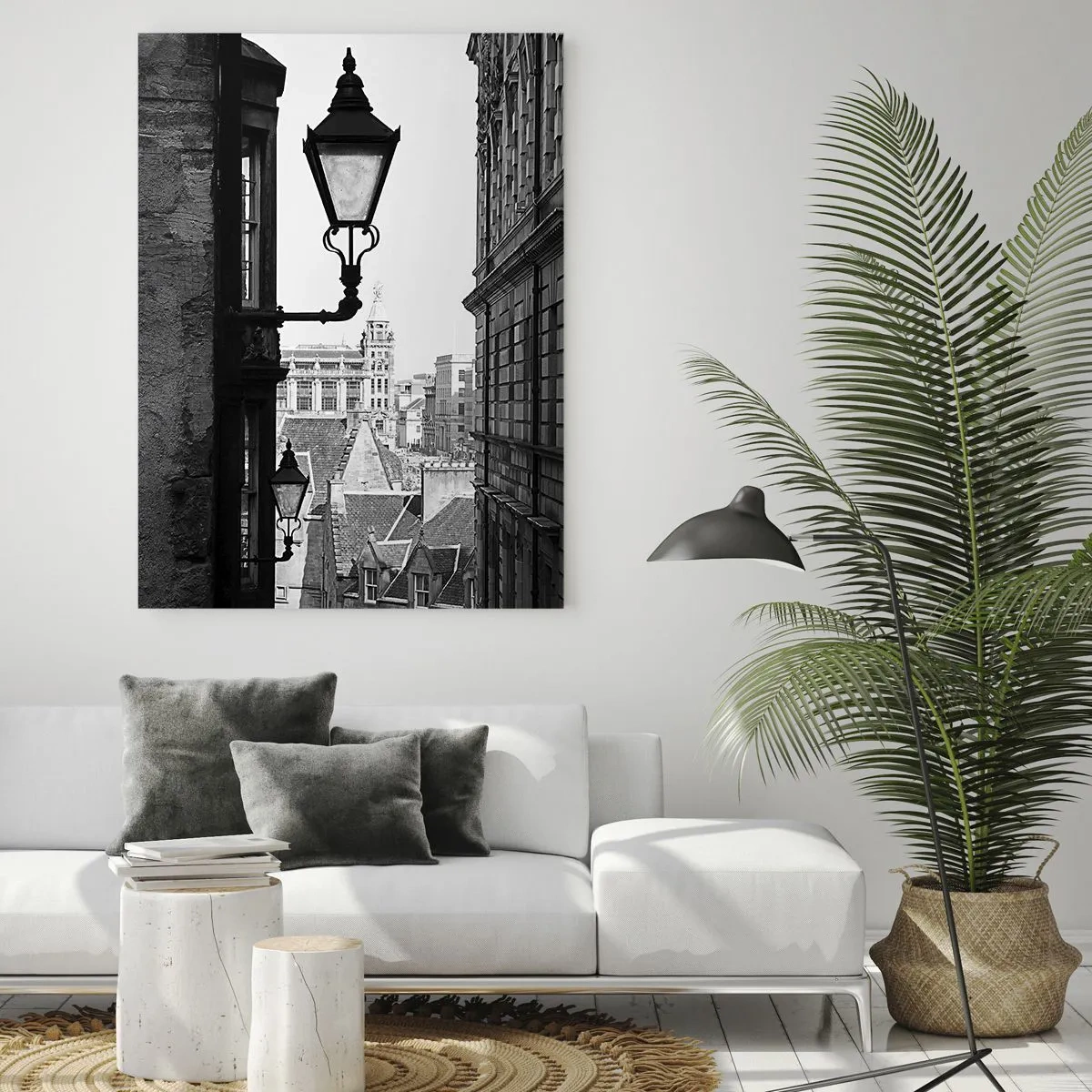 Schilderen op glas - Het Edinburgh-verhaal - 80x120 cm