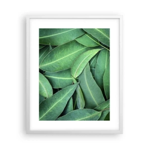Poster in een witte lijst - Sappig en fris - 40x50 cm