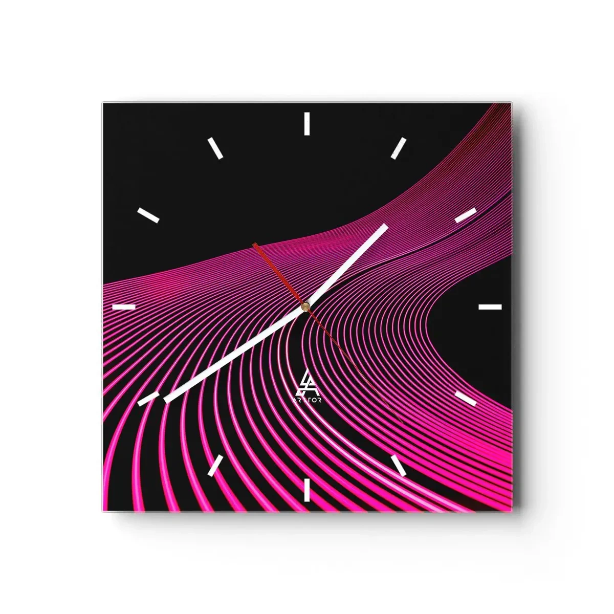 Wandklok - Klok - Avenue van licht - 40x40 cm