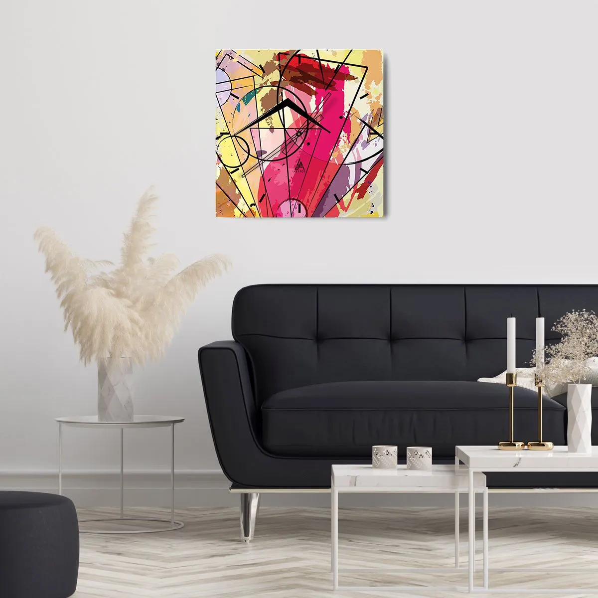 Wandklok - Klok - Explosie - 30x30 cm