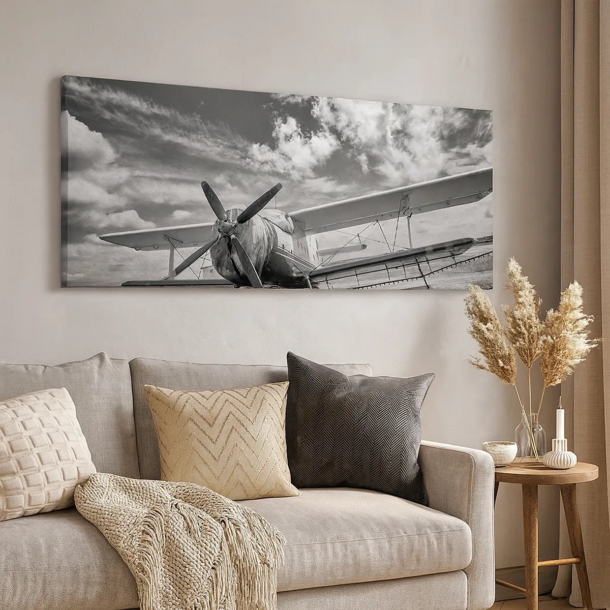 Schilderen op canvas - Ik kan niet wachten! - 30x30 cm