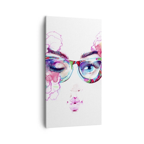 Schilderen op canvas - Een verleidelijke belofte - 45x80 cm