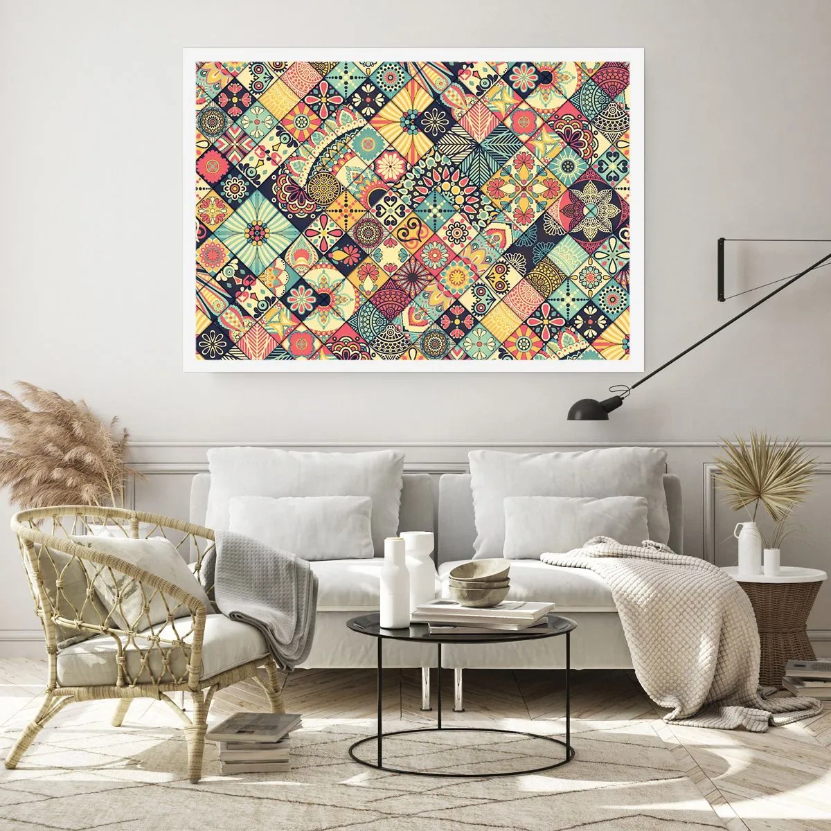 Poster - Marokkaanse sfeer - 91x61 cm