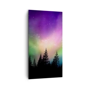 Schilderen op canvas - Witte magie - 55x100 cm