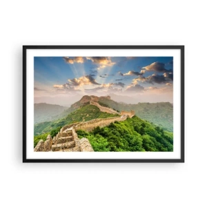 Poster in een zwarte lijst - Eeuwige grootheid - 70x50 cm