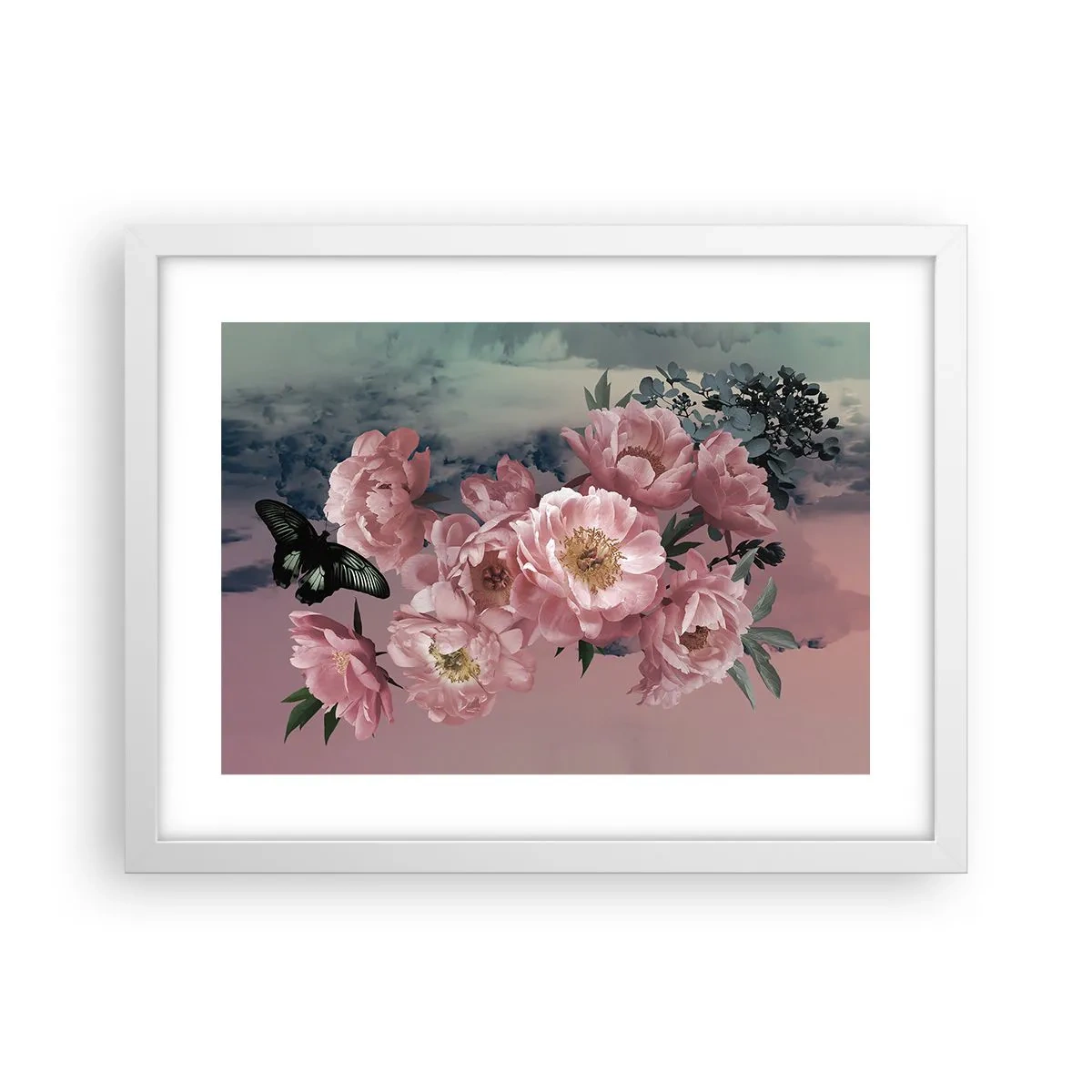 Poster in een witte lijst - Het hoogtepunt van de romantiek - 40x30 cm