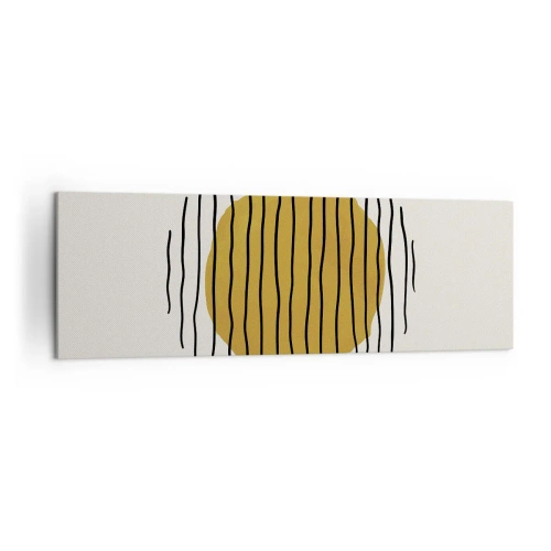 Schilderen op canvas - Abstractie trillend van warmte - 160x50 cm