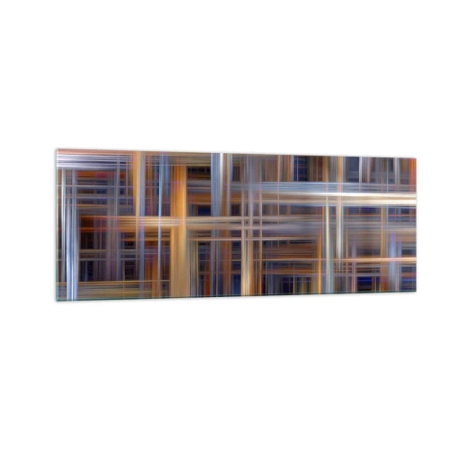 Schilderen op glas - Geweven van licht - 140x50 cm