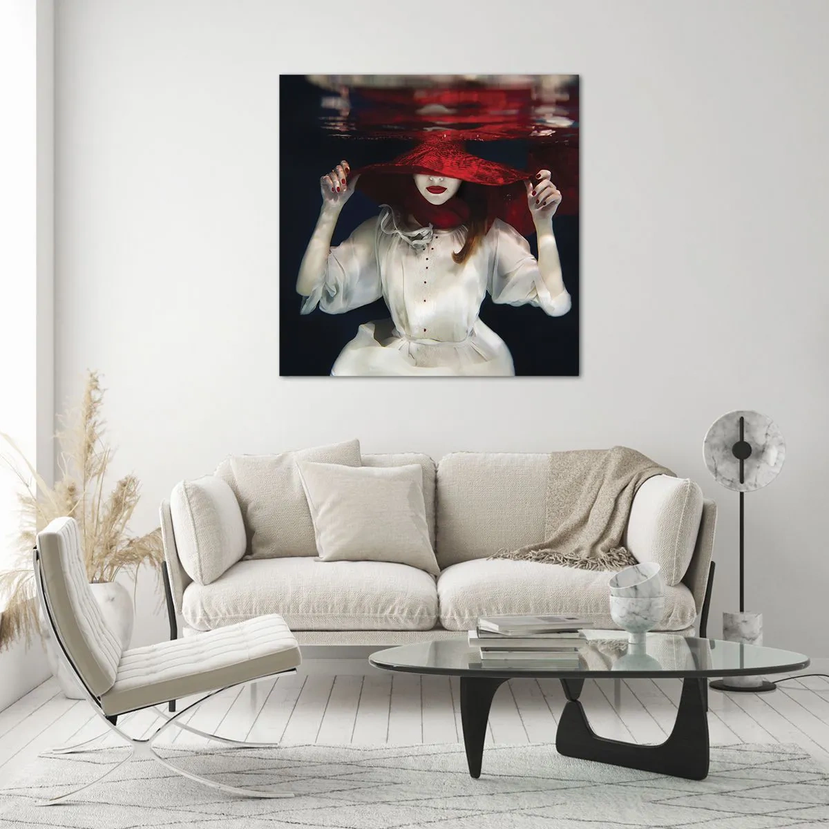 Schilderen op glas - Hatelijke godin in de Slavische mythologie - 40x40 cm