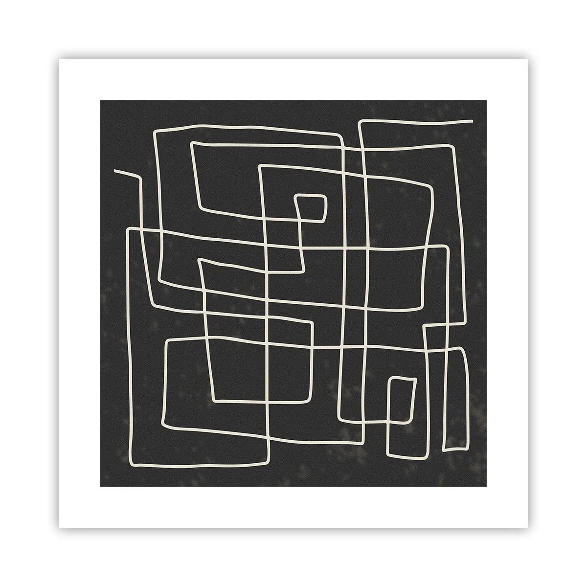 Poster - Niet zo eenvoudig - 40x40 cm