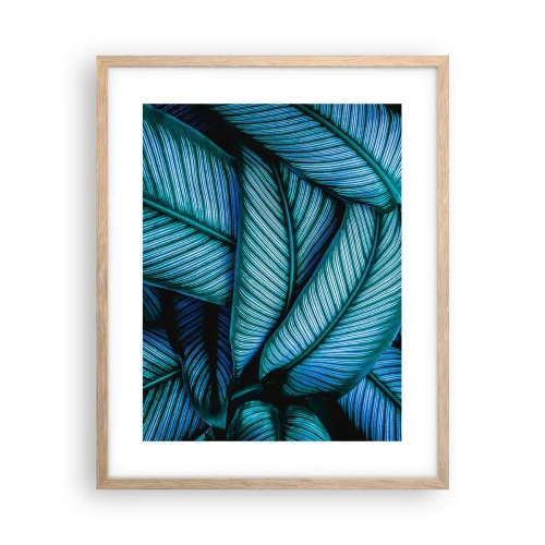 Een poster in een licht eiken lijst - Levens lijnen - 40x50 cm