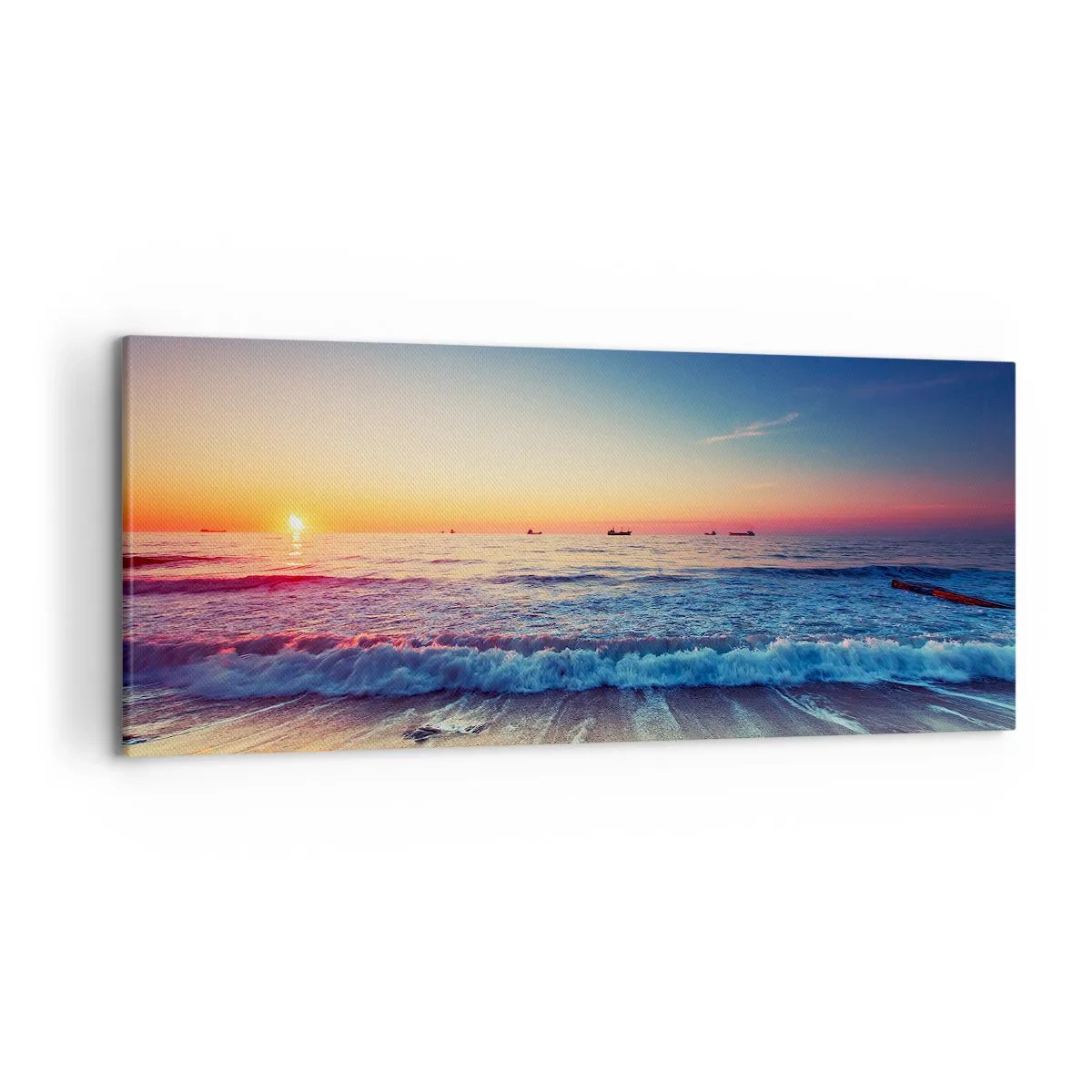 Schilderen op canvas - Hoe zit het met de horizon? - 120x50 cm