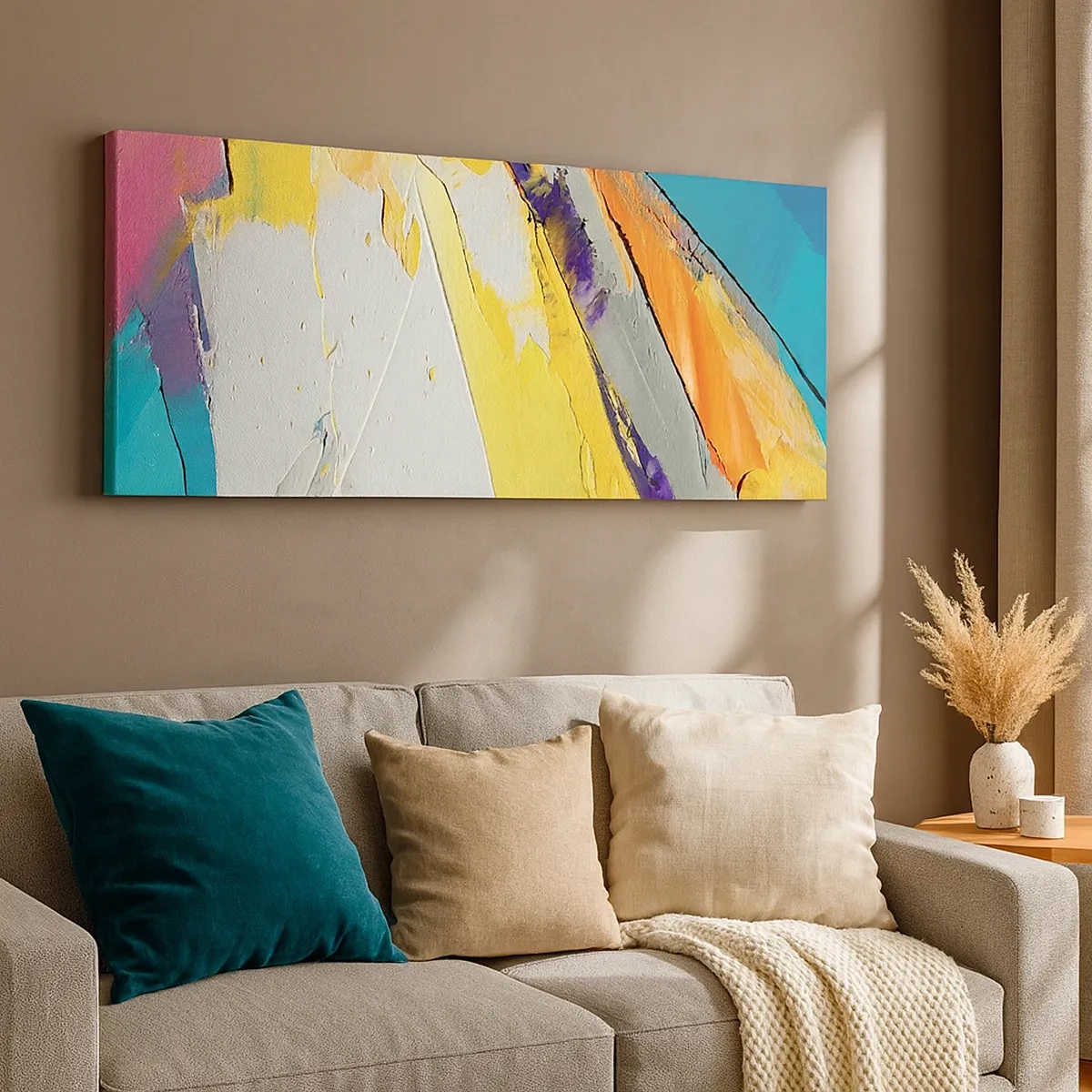 Schilderen op canvas - De anatomie van licht - 30x30 cm