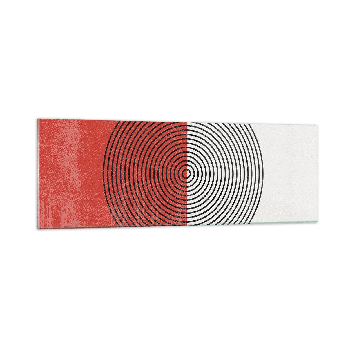 Schilderen op glas - Op de kop geslagen - 90x30 cm