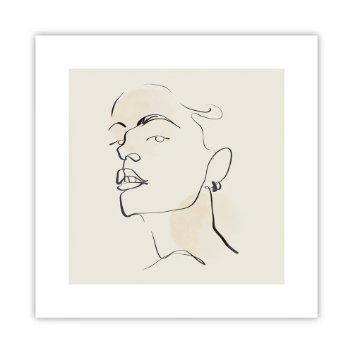 Poster - Een trotse blik - 30x30 cm