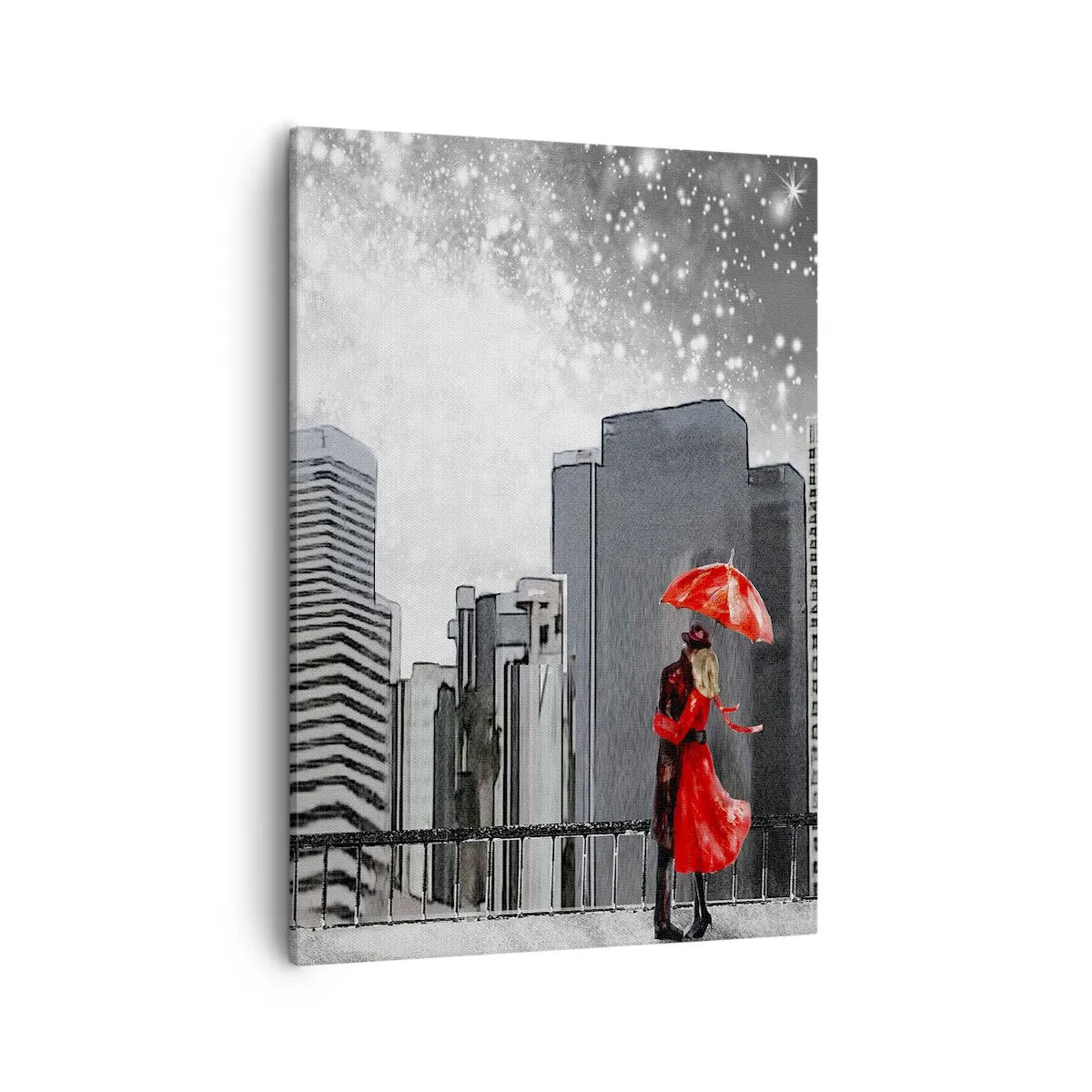 Schilderen op canvas - De mens is geen steen - 50x70 cm