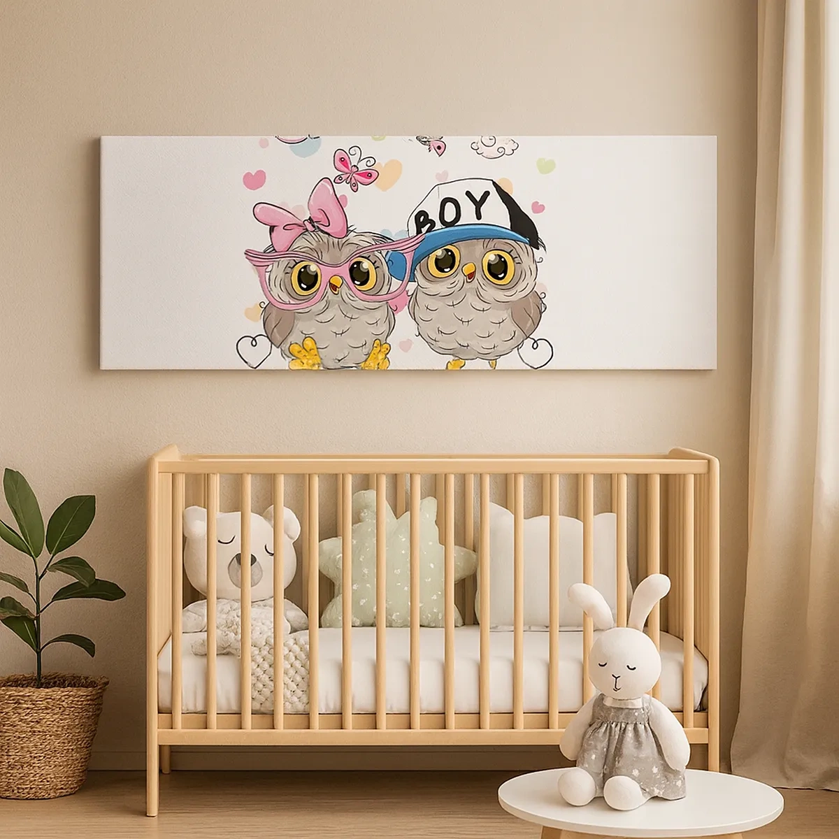 Schilderen op canvas - Laten we liefde maken! - 30x30 cm