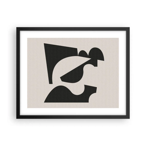 Poster in een zwarte lijst - Voor zelfassemblage - 50x40 cm