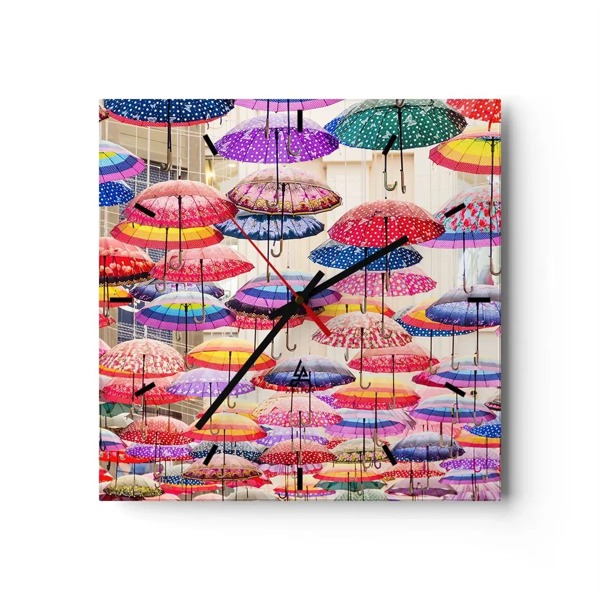 Wandklok - Klok - Stadsweide - 30x30 cm