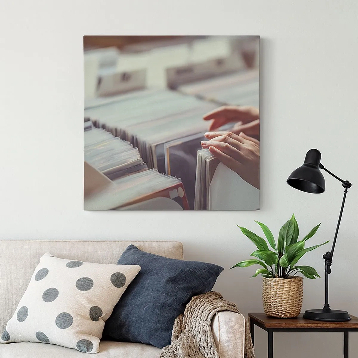 Schilderen op canvas - Op zoek naar emoties - 30x30 cm