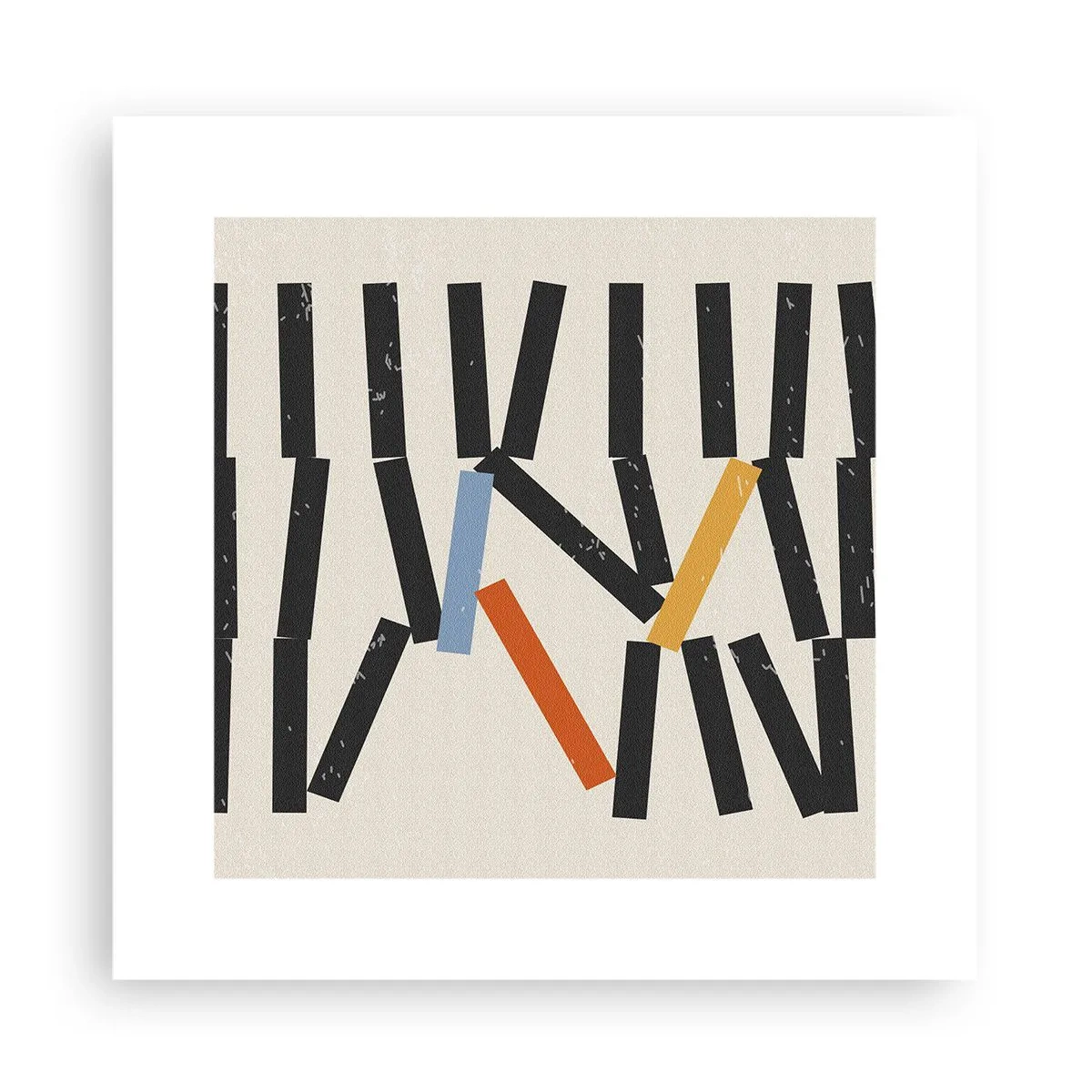 Poster - Domino – compositie - 30x30 cm