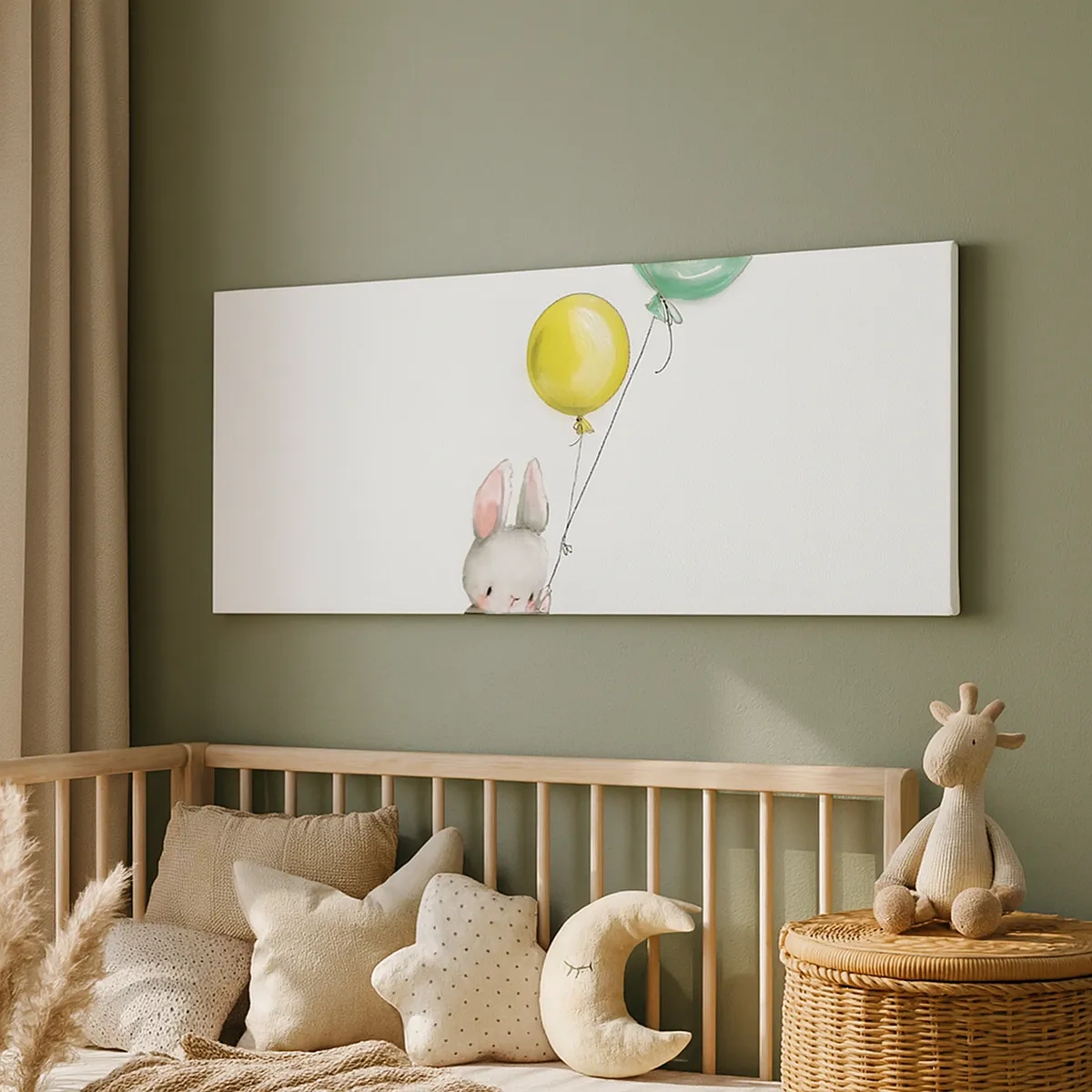 Schilderen op canvas - Ik ga ook vliegen! - 30x30 cm