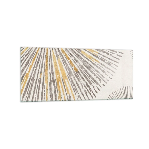 Schilderen op glas - De schoonheid van de straal - 120x50 cm