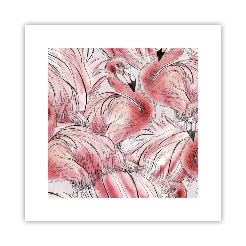 Poster - Vogelcorps de ballet - 30x30 cm