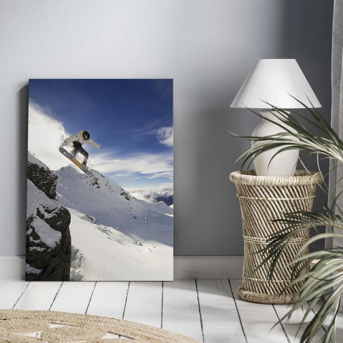 Schilderen op canvas - Vrijheid zonder grenzen - 45x80 cm