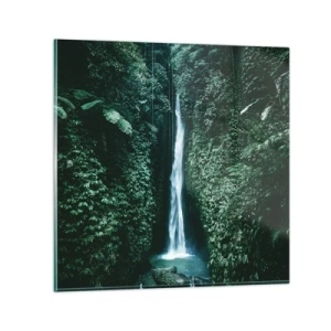 Schilderen op glas - Tropische spa - 70x70 cm