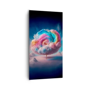 Schilderen op canvas - De droom van een pretpark - 65x120 cm